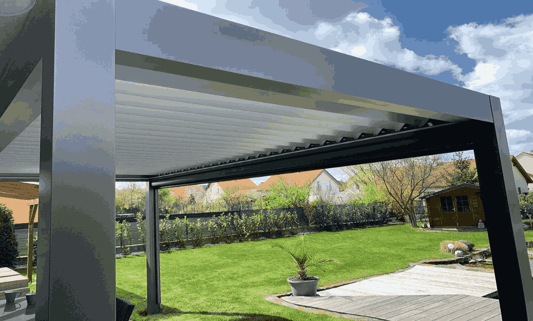 Pergola-aus-Aluminium